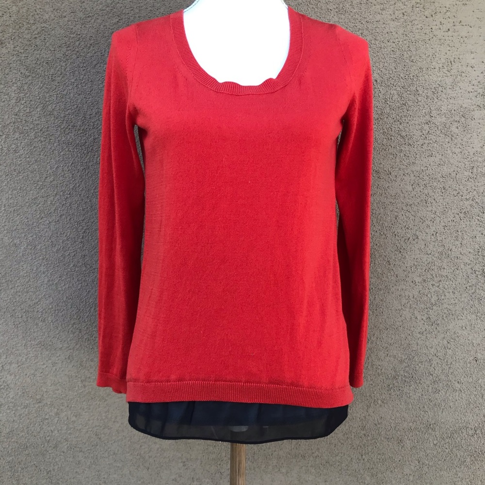 - Kenneth Cole NewYork women’s red sweater …